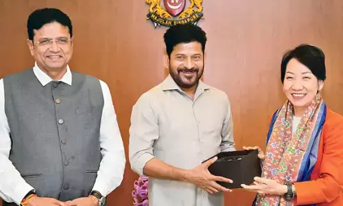 revanth reddy, hief minister, tour, singapore