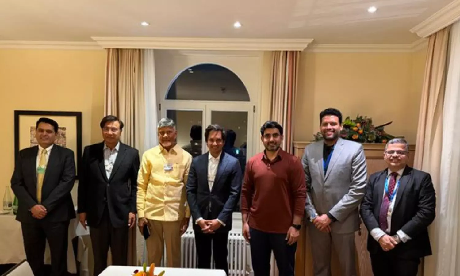 chandrababu naidu, chief minister, second day, davos