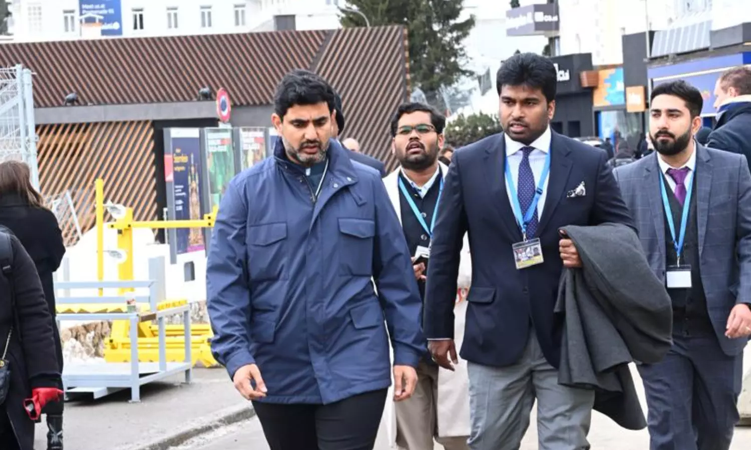 nara lokesh, minister, viral on social media, davos