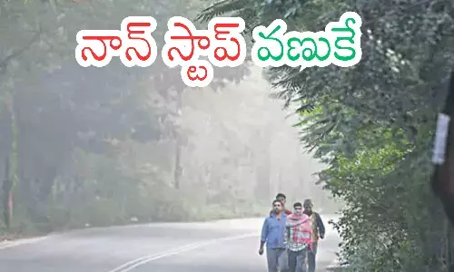 today wether report in telangana, fog, cold waves, minimum temperatures