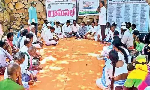 grama sabha, welfare schemes,  third day,  telangana