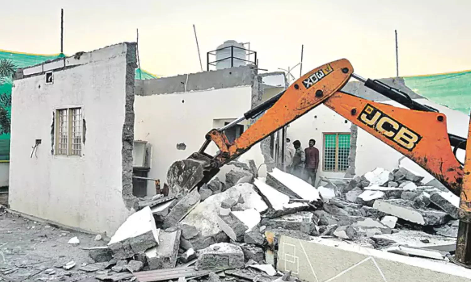 demolished, buildings, manda krishna madiga,warangal