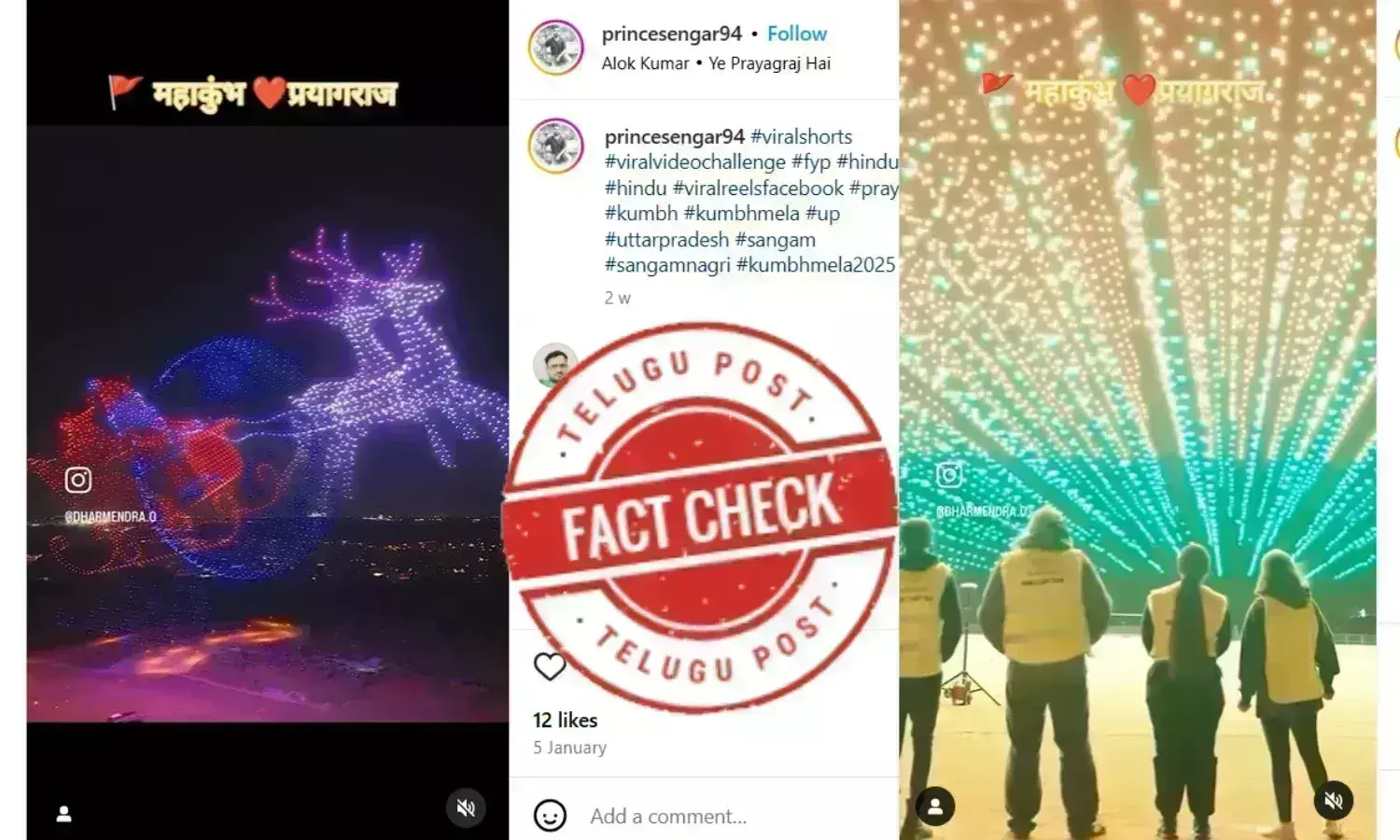 5000 drone, Sky elements, Drone show, Maha Kumbh Mela