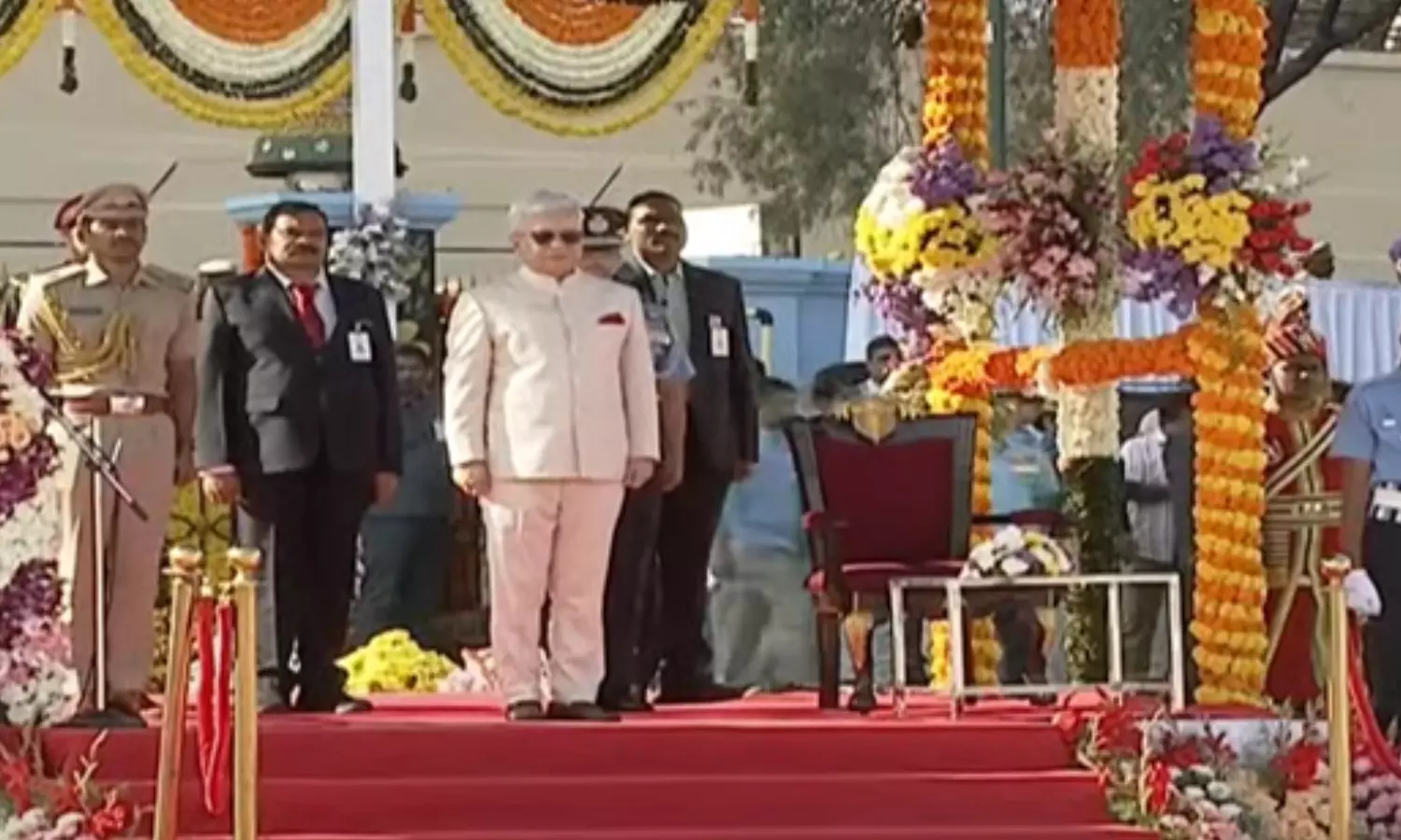 republic celebrations, governor, telangana, andhra pradesh