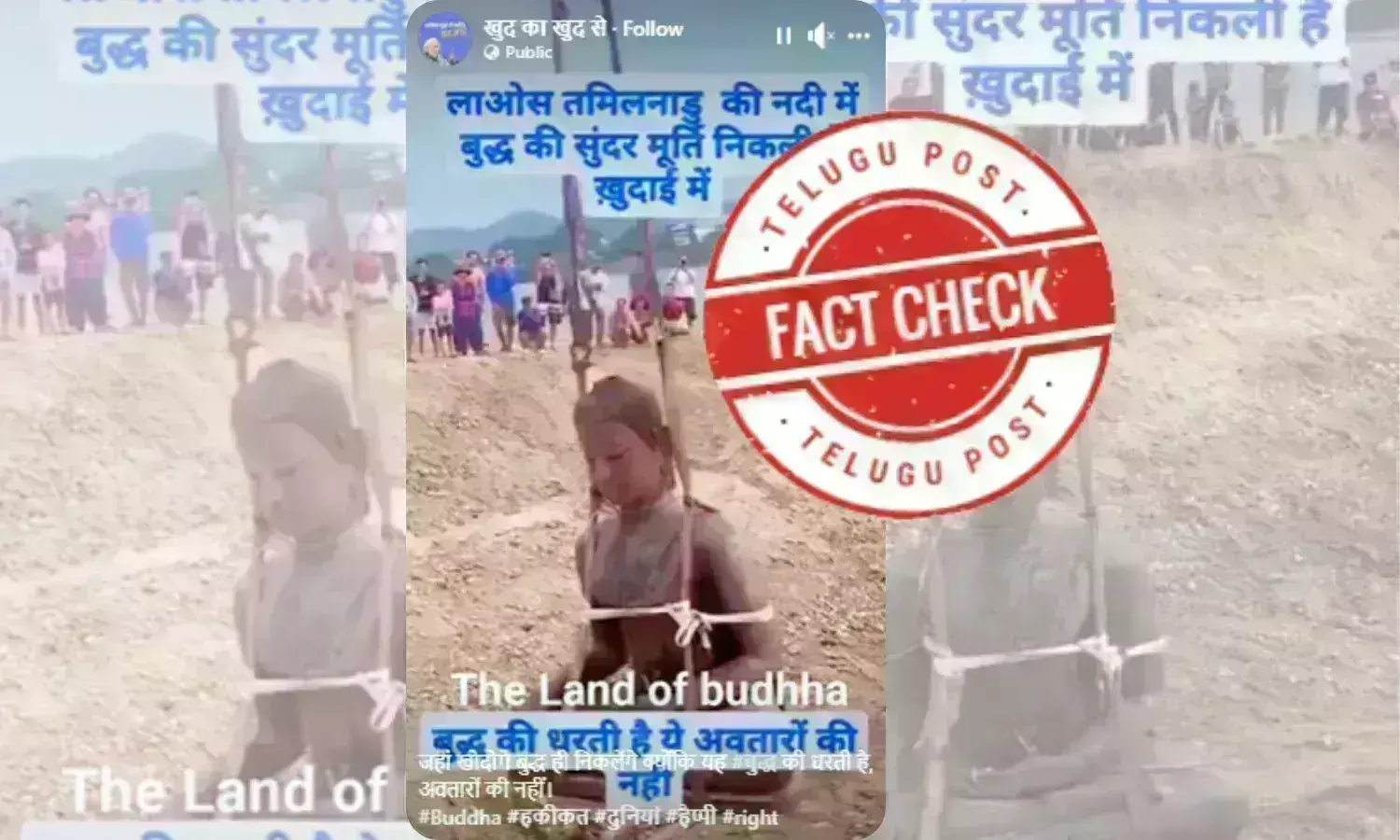 Buddha statue, Mekong River, Laos country, Bokeo Province