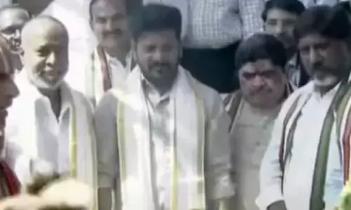 revanth reddy, foundation, new building, osmania