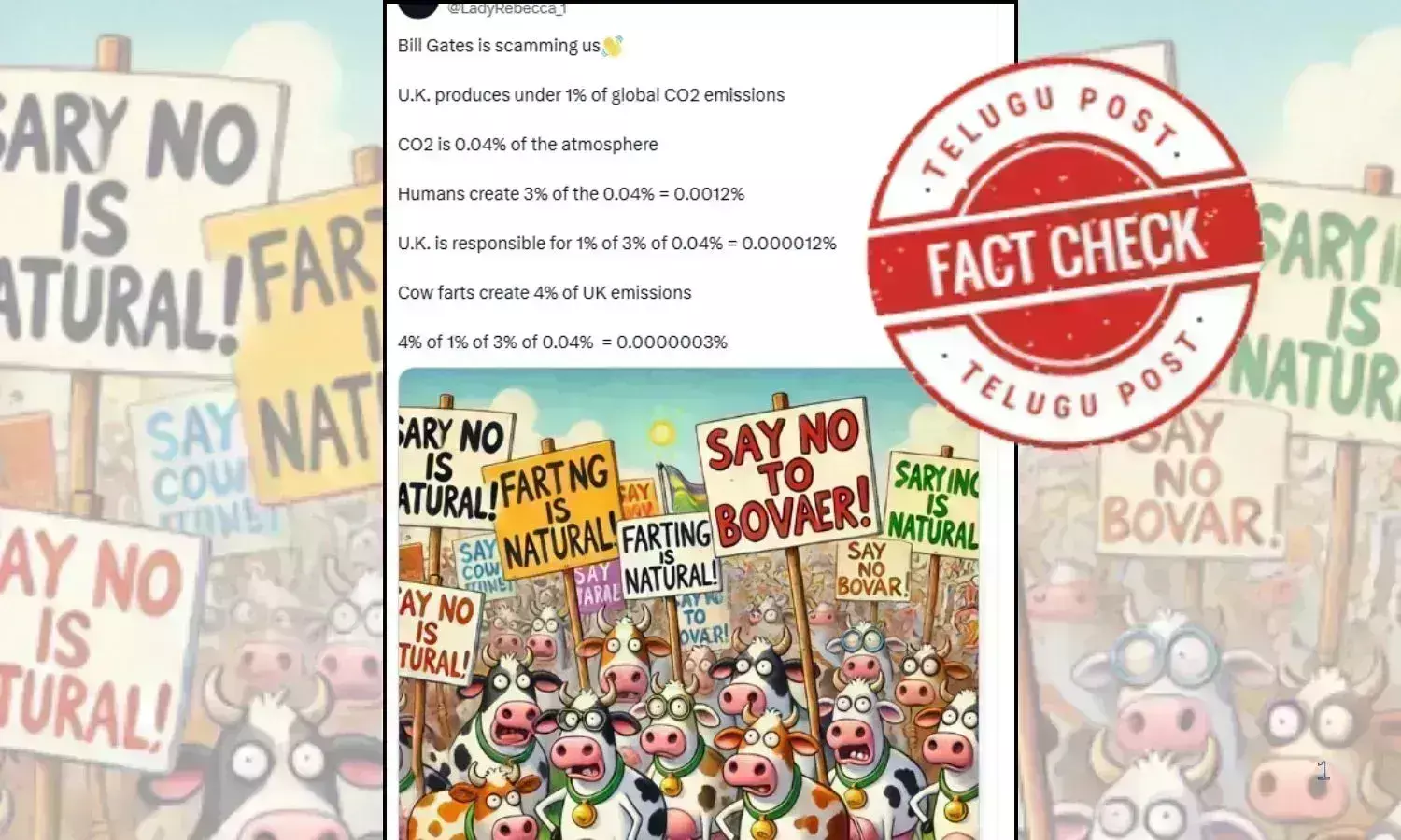 Fact Check: SM post suggesting UK’s contribution to climate change is negligible is Misleading