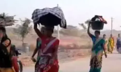 magha pournami,  villagers, evacuated,  talari cheruvu