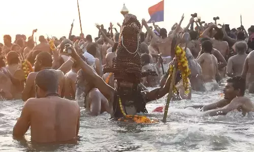 devotees, crowd,  maha kumbh mela,  prayagraj