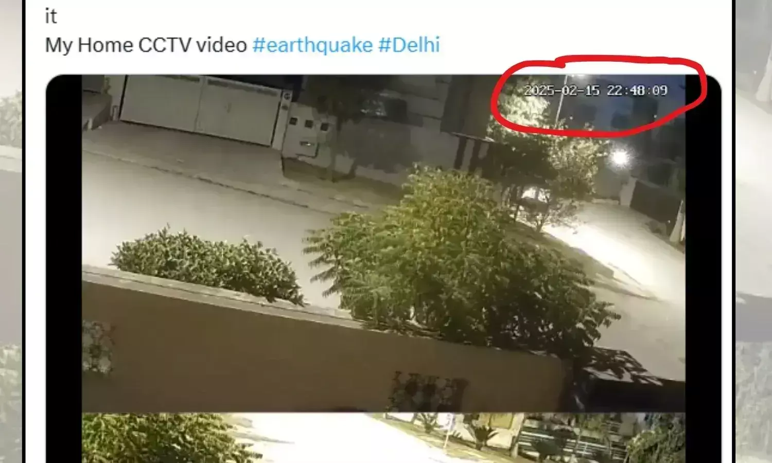Fact Check: ఫ్యాక్ట్ చెక్: వైరల్ వీడియో చూపుతున్నది ఢిల్లీలో సంభవించిన భూకంపం విజువల్స్ కాదు