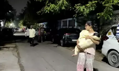 earthquake, morning,  richter scale,  delhi