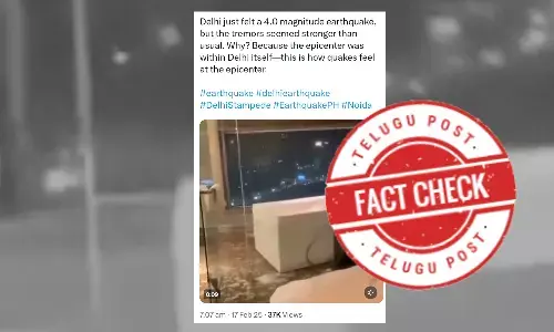 The viral video is from Japan and has no connection to the recent earthquake in Delhi