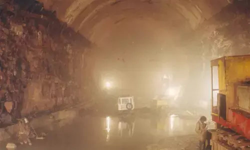 accident, left bank canal, collapsed, srisailam