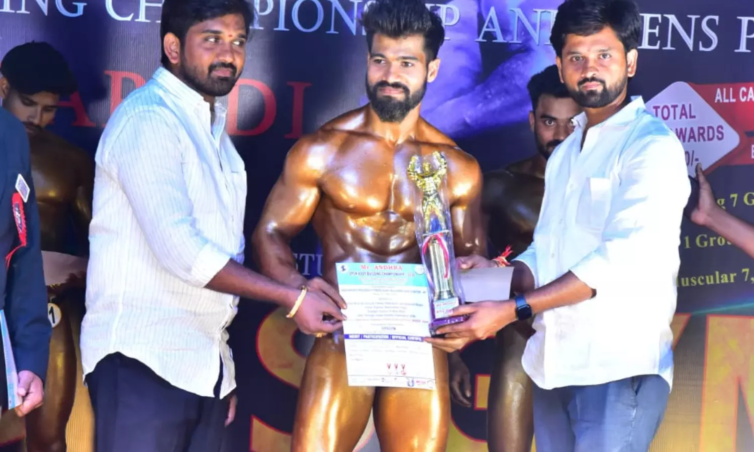 avinash, second, mister andhra, srikakulam