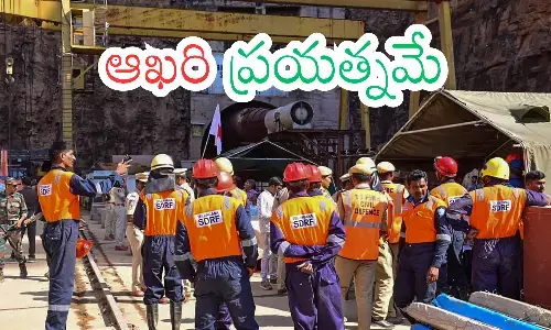 eight workers, missing,  left canal tunnel,  srisailam