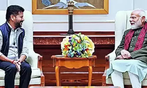 revanth reddy, chief minister , met, narendra modi
