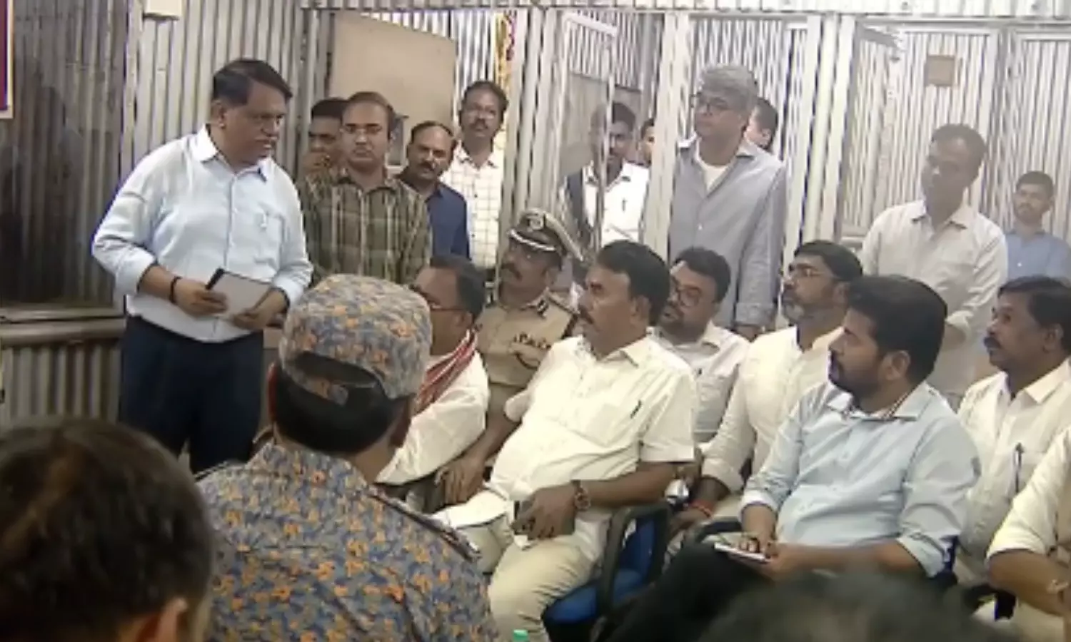 revanth reddy, chief minister, left bank tunnel, srisailam