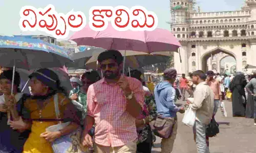 high temperatures, recorded,  march, telangana