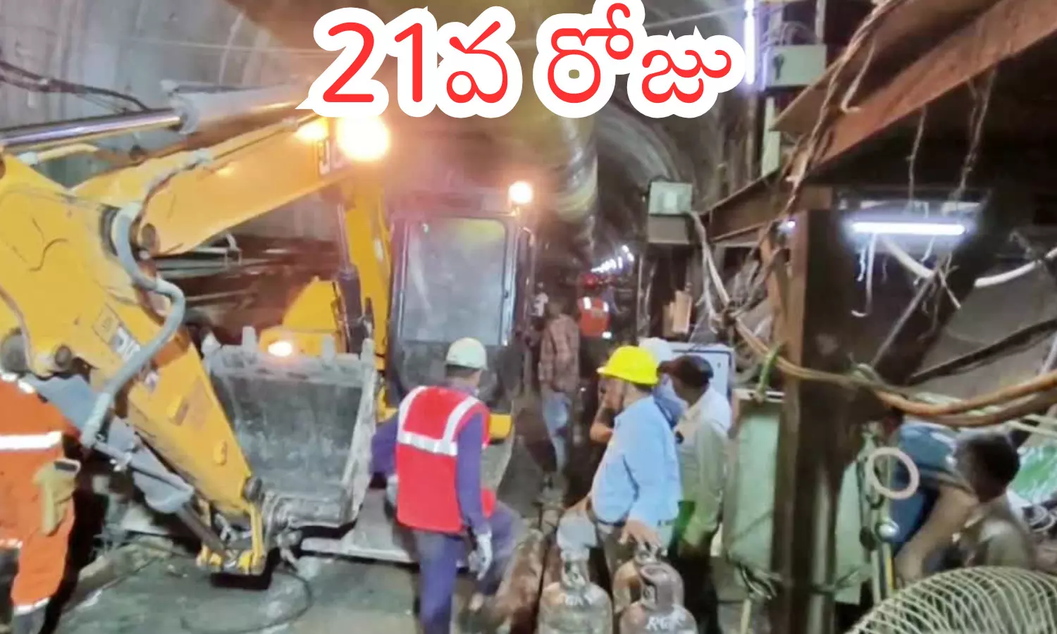 rescue operations,  left canal tunnel, accident,  srisailam