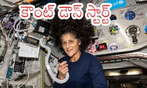 sunita williams, return, earth, space