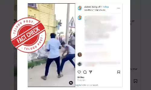 A video circulating in Tamil Nadu showing school students attacking each other is a recording of an incident in Puducherry last year.