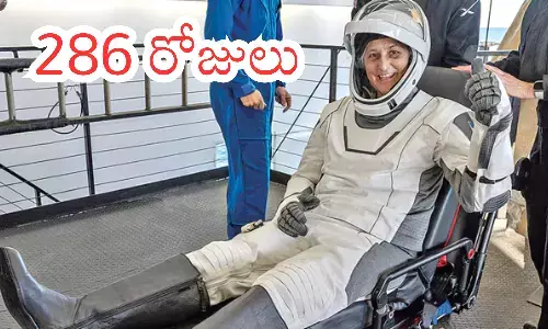 sunita williams, nine months, space, earth