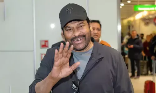 chiranjeevi, london trip,  serious, megastar