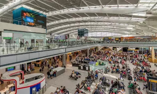 heathrow airport, fire broke out, closed,  london