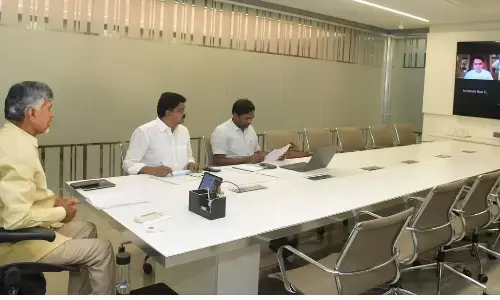 chandrababu, chief minister , reveew,  financial  department