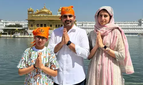 nara lokesh, family,  golden temple, amrithsar