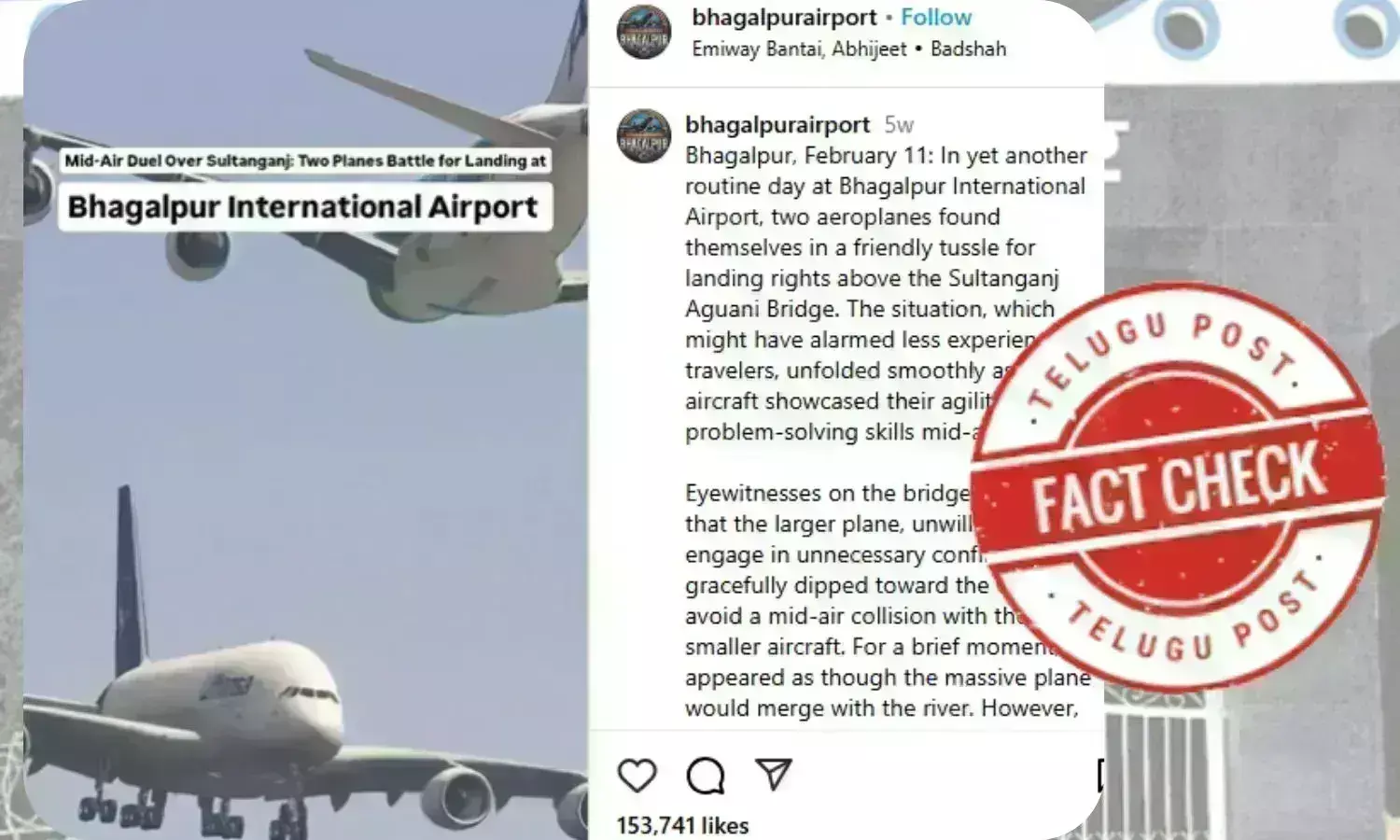 Fact Check: Viral video of two planes nearly colliding at Bhagalpur airport is a simulation video game clip