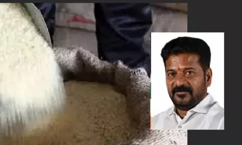 fine rice, distribution, revanth reddyhuzurnagar