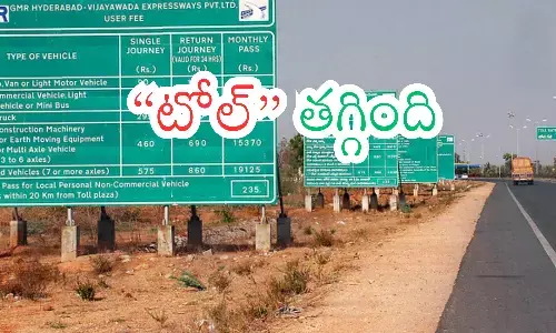 hyderabad-vijayawada highway, good news, toll fees, national highway authority of india