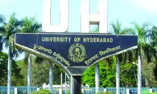 tension, police, hyderabad central university, students