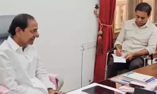 kcr, ex chief minister, met, warangal district leaders