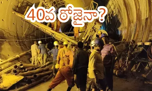 relief operations, 40 days, left canal tunnel, srisailam