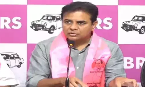 ktr, brs working president, kanche gachibowli, warned