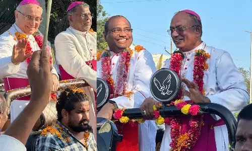 విశాఖ ఆర్చ్‌బిషప్‌గా ఉడుమల బాలను ప్రతిష్టాపించిన పోప్ ప్రతినిధి