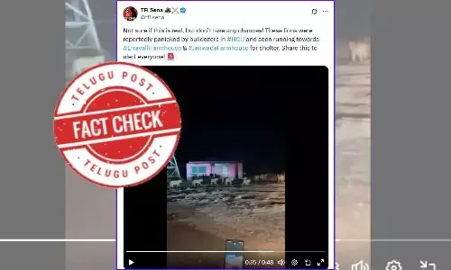 Fact Check: Viral video showing lions makes a false claim that it is from Hyderabad