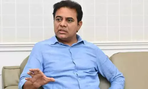 ktr, brs working president, visit,  london