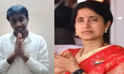 chebrolu kiran, itdp activist, ys bharathi, police case