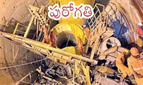 rescue operations, accident,  left canal tunnel, srisailam