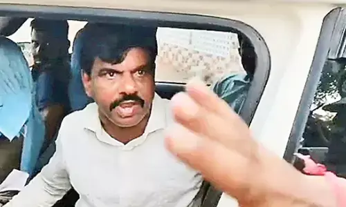 gorantla madhav, ex mp, report, police