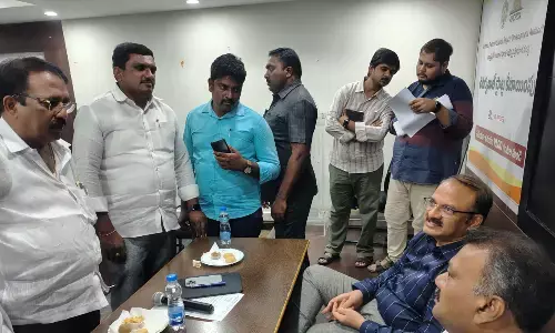 farmers,  road expansion, amaravati,  crda