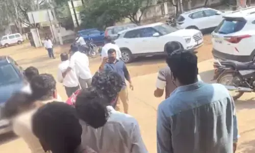 tragedy, . two children died, car, rangareddy district