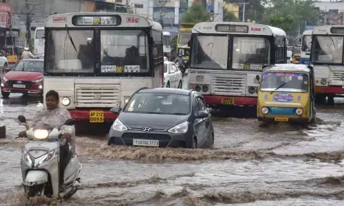 meteorological department, heavy rain, alert,  hyderabad city