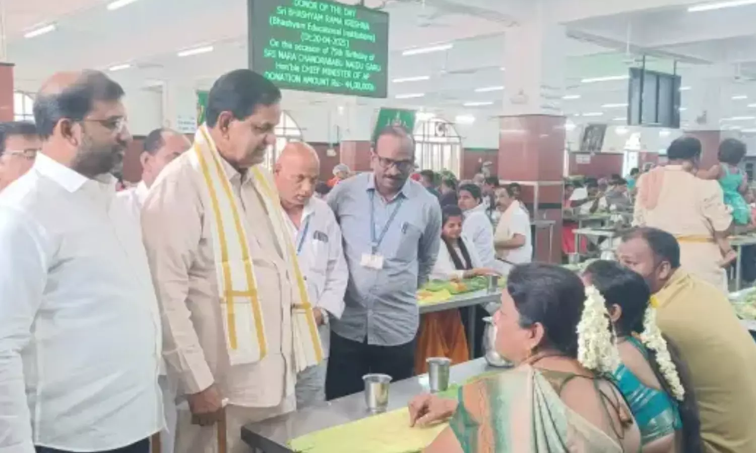 chandrababu, birthday, bhayshyam praveen, tiruamala