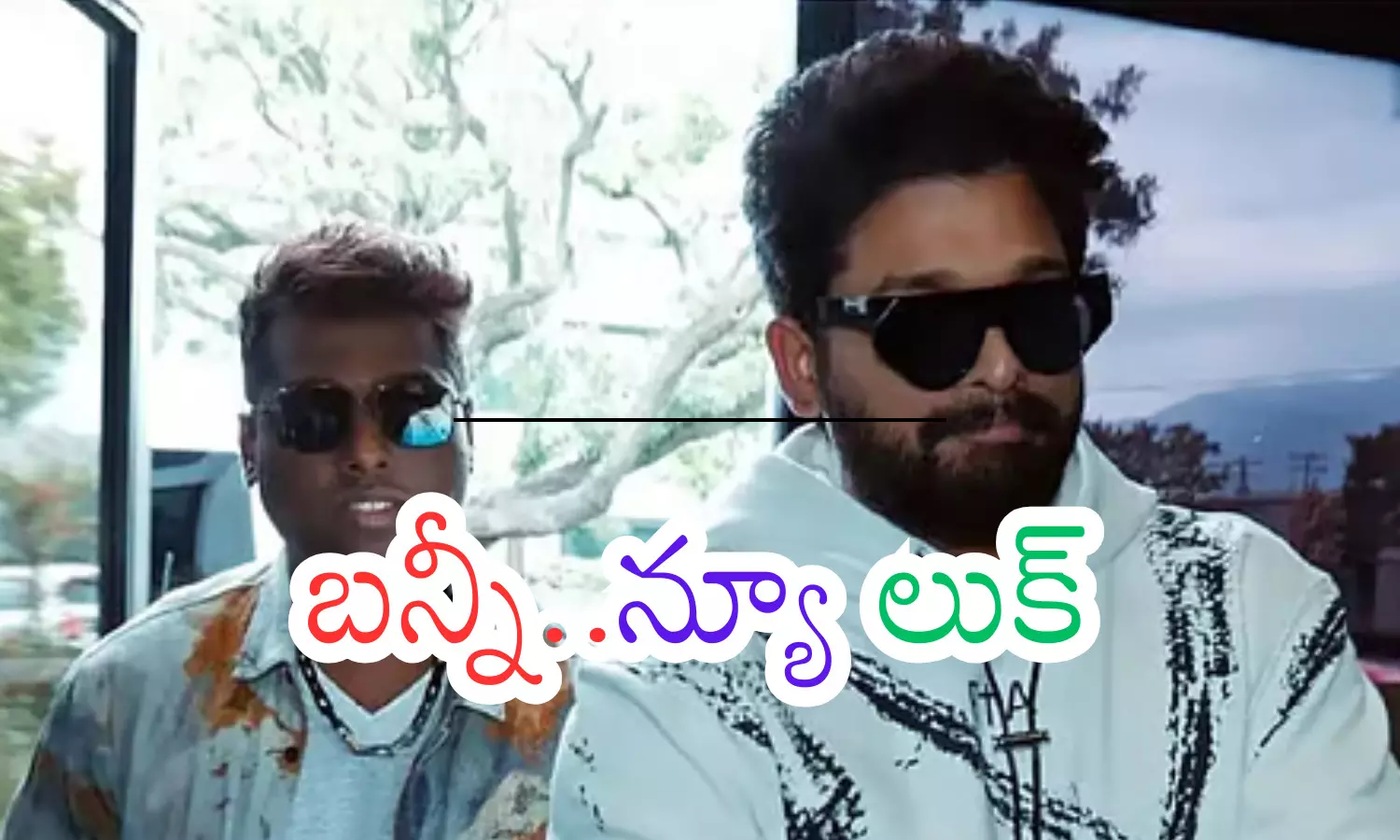 allu arjun, stylish star, new look, atli movie