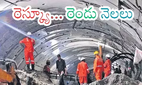rescue operations,  continue, left canal tunnel, srisailam