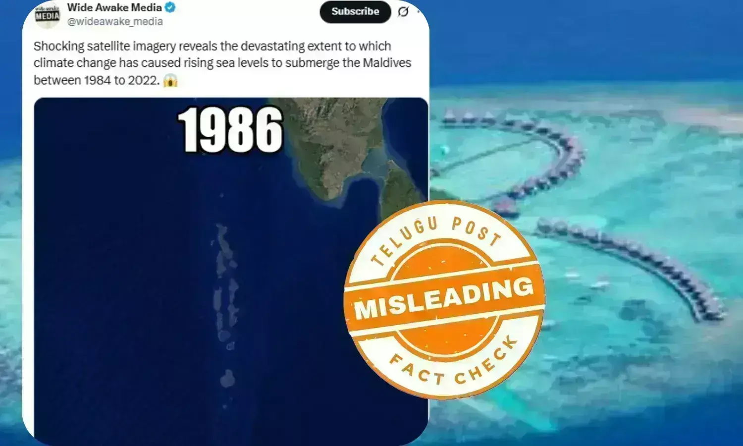 Fact Check: Maldives is not underwater but it is already sinking under climate changes’ impact